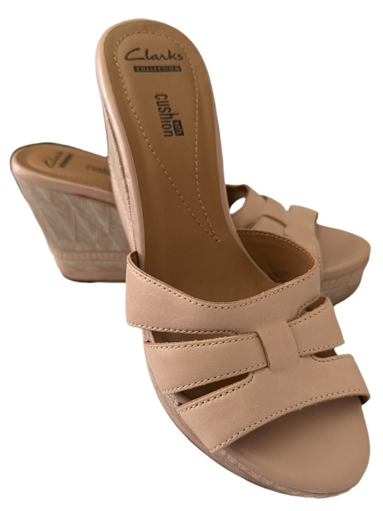 Clarks Collection Soft Cushion Shoes - Clark’s Zia Noble Nude Leather Collection Soft Cushion Women’s 9.5 NWT